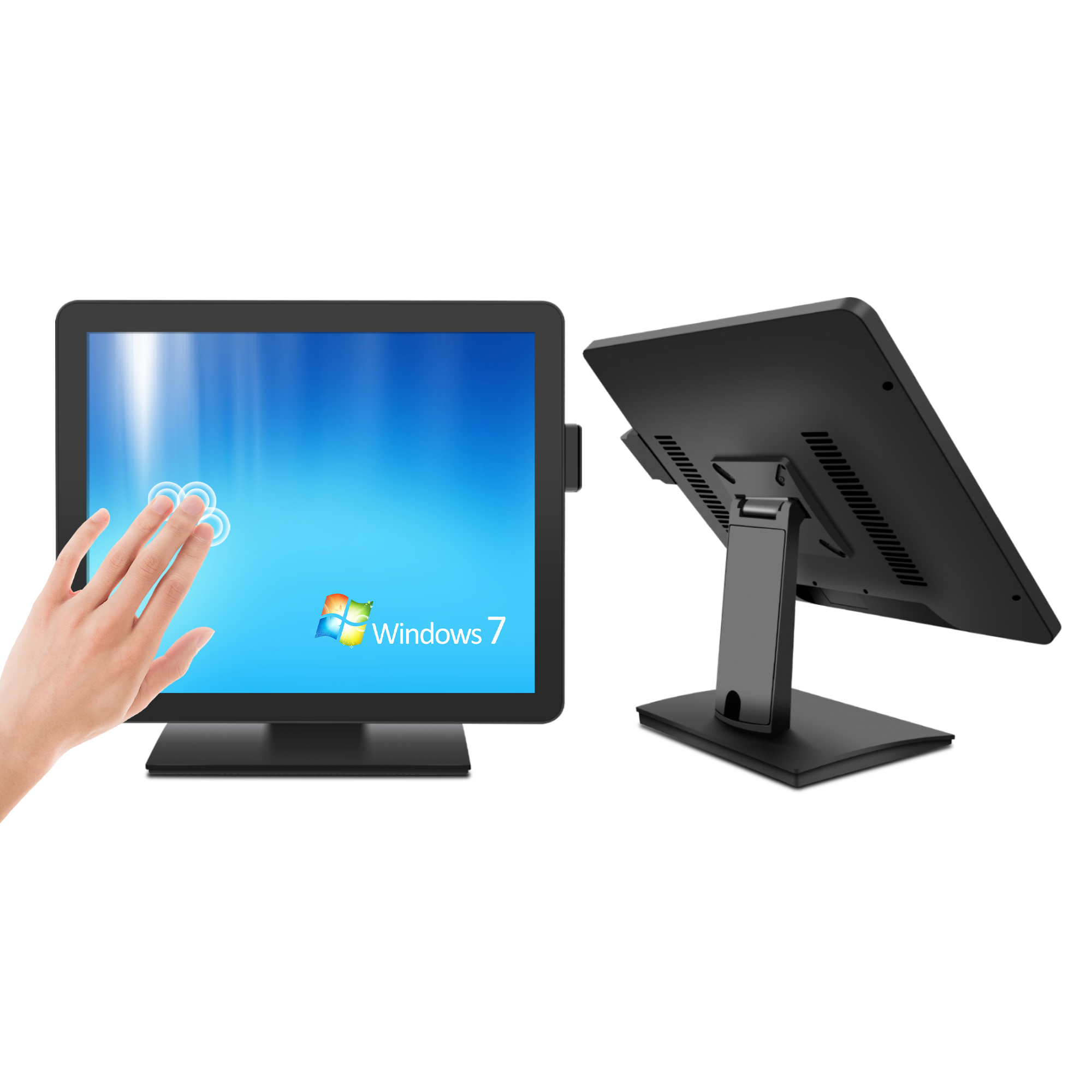 15 inch touch monitor with with Card Reader
