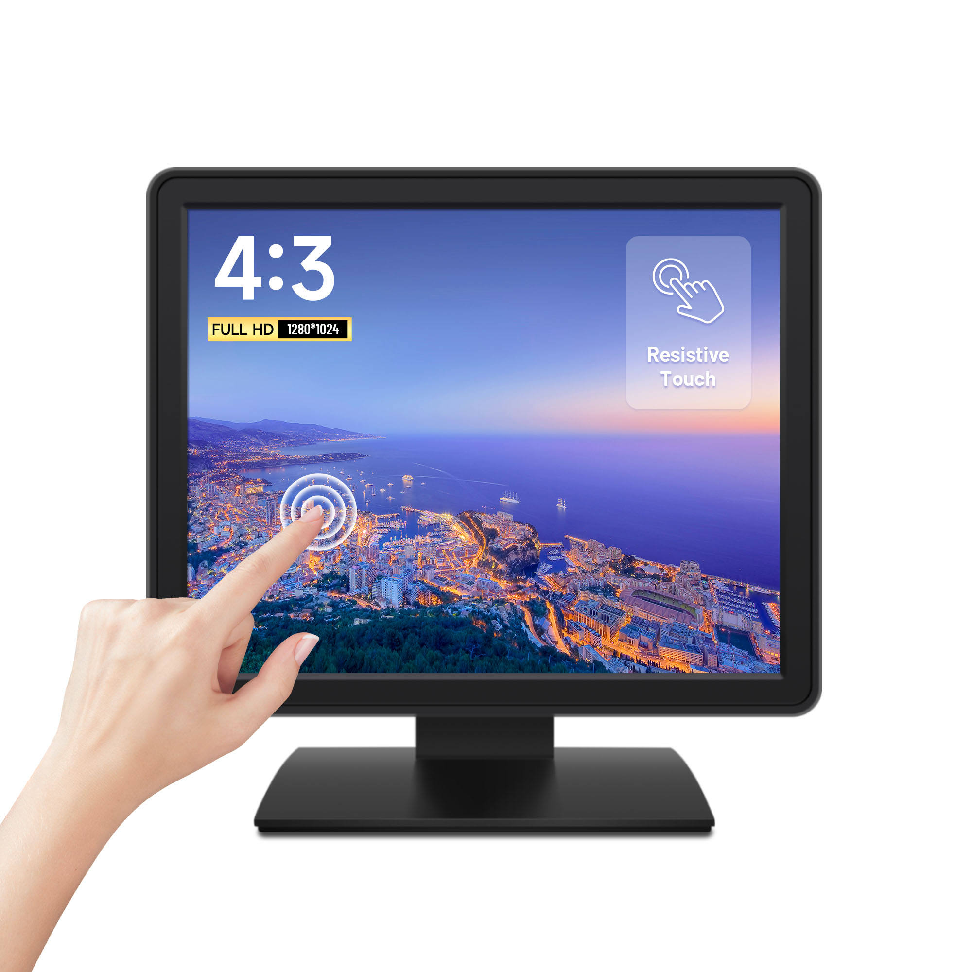 19 inch touch monitor 